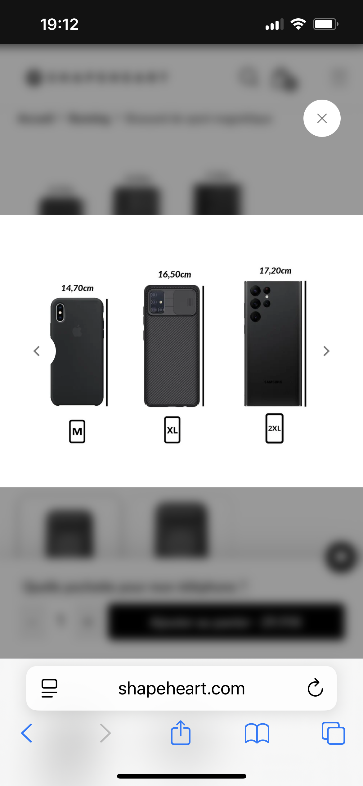 Brassard Shapeheart pour Smartphone - Sport Running