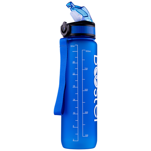 Booster water bottle, BPA Free, Tritan, 1000ml, Sports, Blue